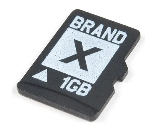 67-0421-34 microSD Card - 1GB (Class 4) COM-15107