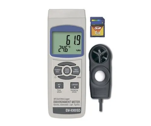 61-8513-60 Multi-Environment Measuring Instrument Wind Velocity, Temperature, Humidity, Illumination EM-9300SD