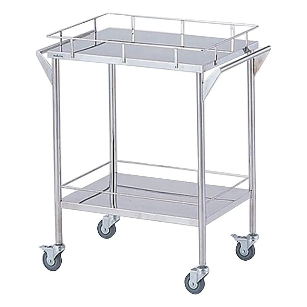 8-7465-01 Storage Stainless Steel Cart 2 Stages 600 x 450 x 835mm CHS-2