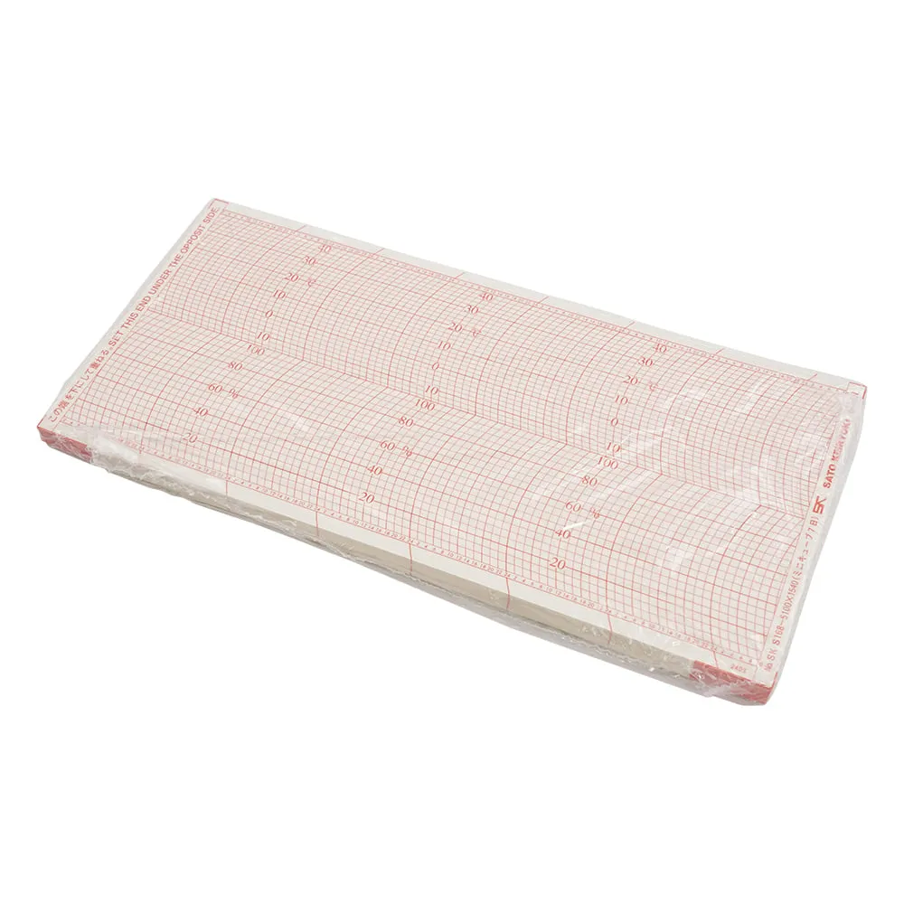 1-615-13 Small Automatic Thermo-Hygro Recorder (Quartz Type) Recording Paper 55 Sheets 7008-62
