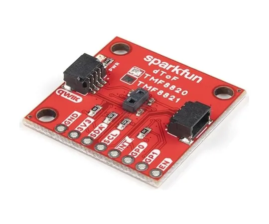 68-2102-05 Qwiic-TMF 8820 mounted dToF ranging sensor SFE-SEN-19036