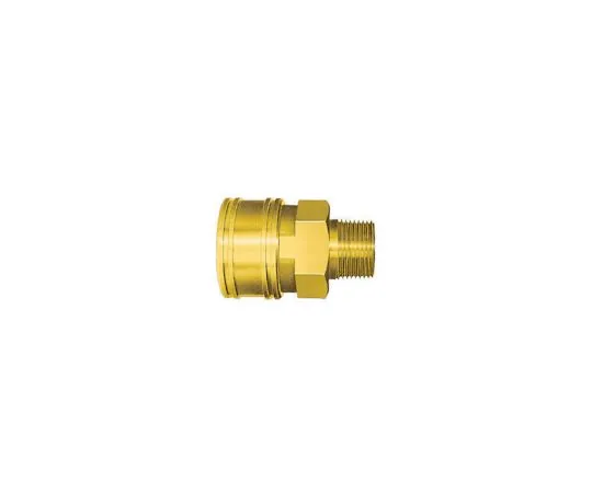68-5035-72　［Discontinued］TSP Coupler Brass Nitrile Rubber SG (NBR) (Socket for Mounting Female Screws) Opposing Side Rc1 1/4 (00610)　10TSMBRASSNBR