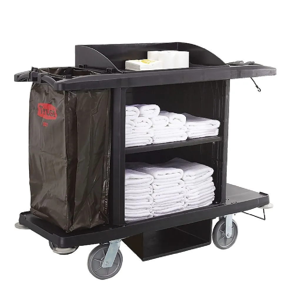 62-6613-51 Trust Room Making Cart Black 5021