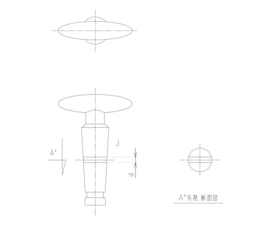 62-2089-59　［Discontinued］Two-Way Cock Closed Glass Cock　2100-12
