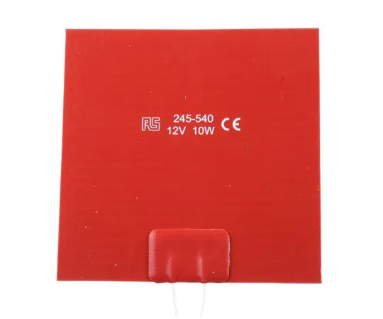 63-4594-27 RS PRO Silicone Heater Mat, 10 W, 100 x 100mm, 12 V dc 245-540