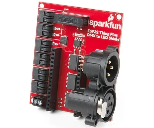 67-0422-70　［Discontinued］SparkFun ESP32 Thing Plus DMX to LED Shield　DEV-15110