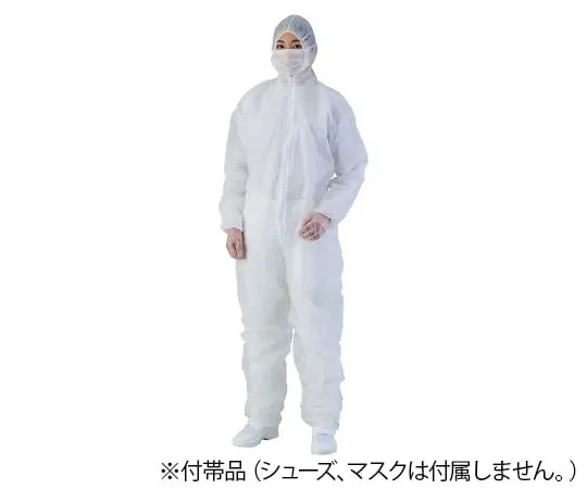 4-1872-01 Thin disposable type, overalls, XL, 10 pcs 6282791