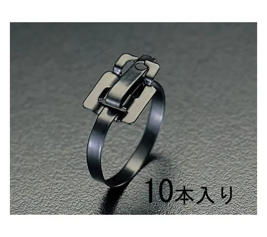 78-0150-27　［Discontinued］Stainless Steel Nylon Coated Tying Band 6.4×229mm(Max dia: 65mm) [10Pcs]　EA463FG-12