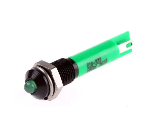 63-4586-96 RS PRO Green Indicator, 24 V dc, 6mm Mounting Hole Size, Solder Tab Termination 210-333