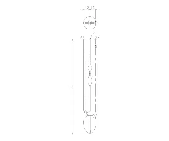 62-2119-09 Dilution Type Ubelode Viscometer Type I 4806-01