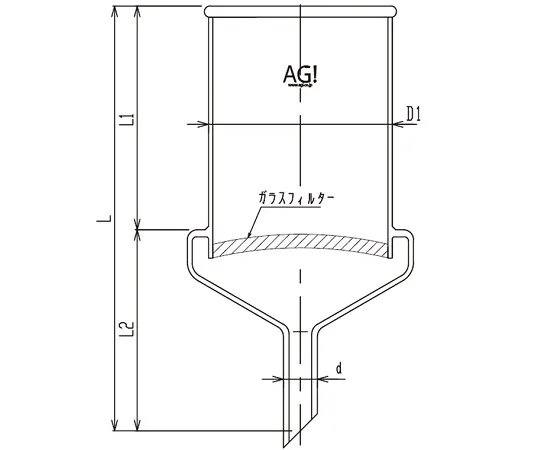 62-2113-66 Large Buchner Funnel 1500 mL Fine Coarse 3940-15001