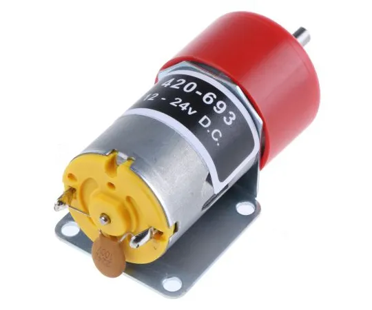 63-4619-26 RS PRO Brushed Geared DC Geared Motor, 1.3 W, 12 V, 12 Ncm, 27 rpm, 4mm Shaft Diameter 420-693