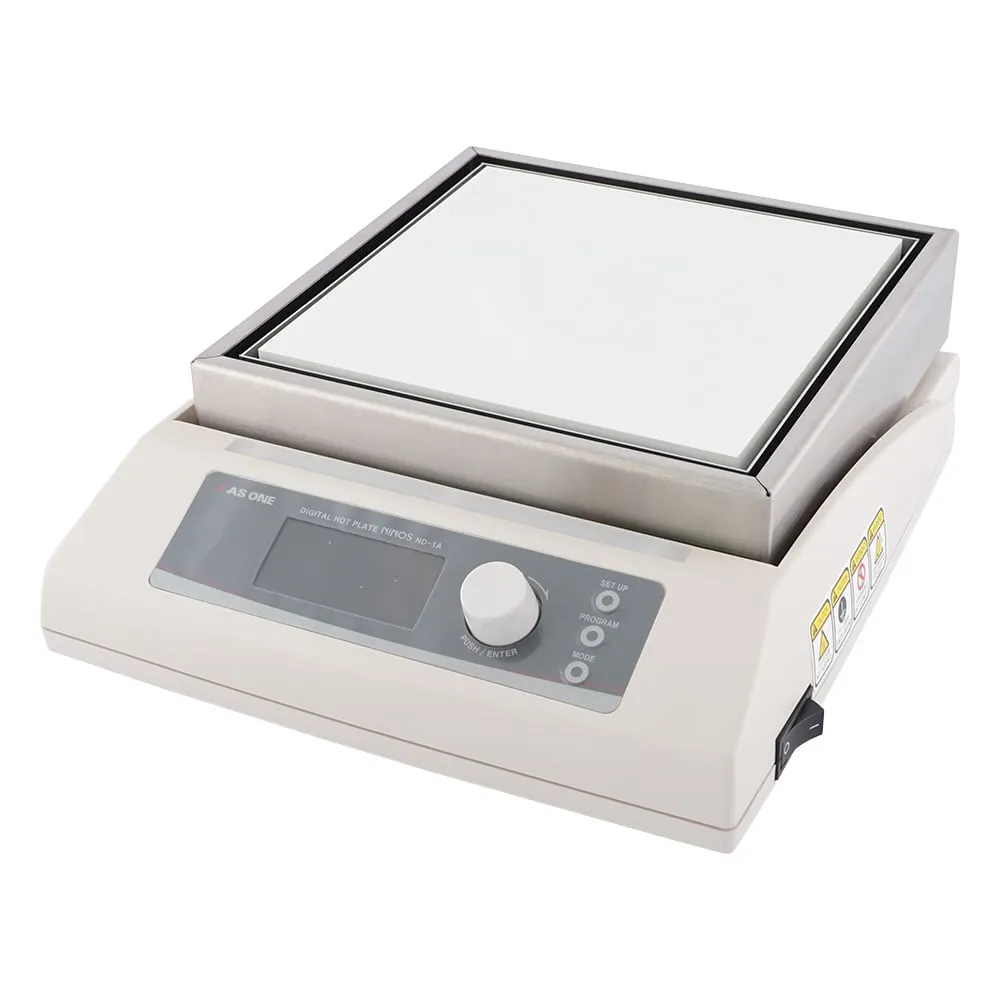 1-4601-31-90 【Global Model】 Hot Plate (NINOS) 350℃ 170 x 170mm(AC220V plug type: F ) NDK-1A-F