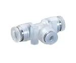 61-7644-17 Tube Fitting PP Different Diameter Union Tee φ6-φ4 PPEG6-4