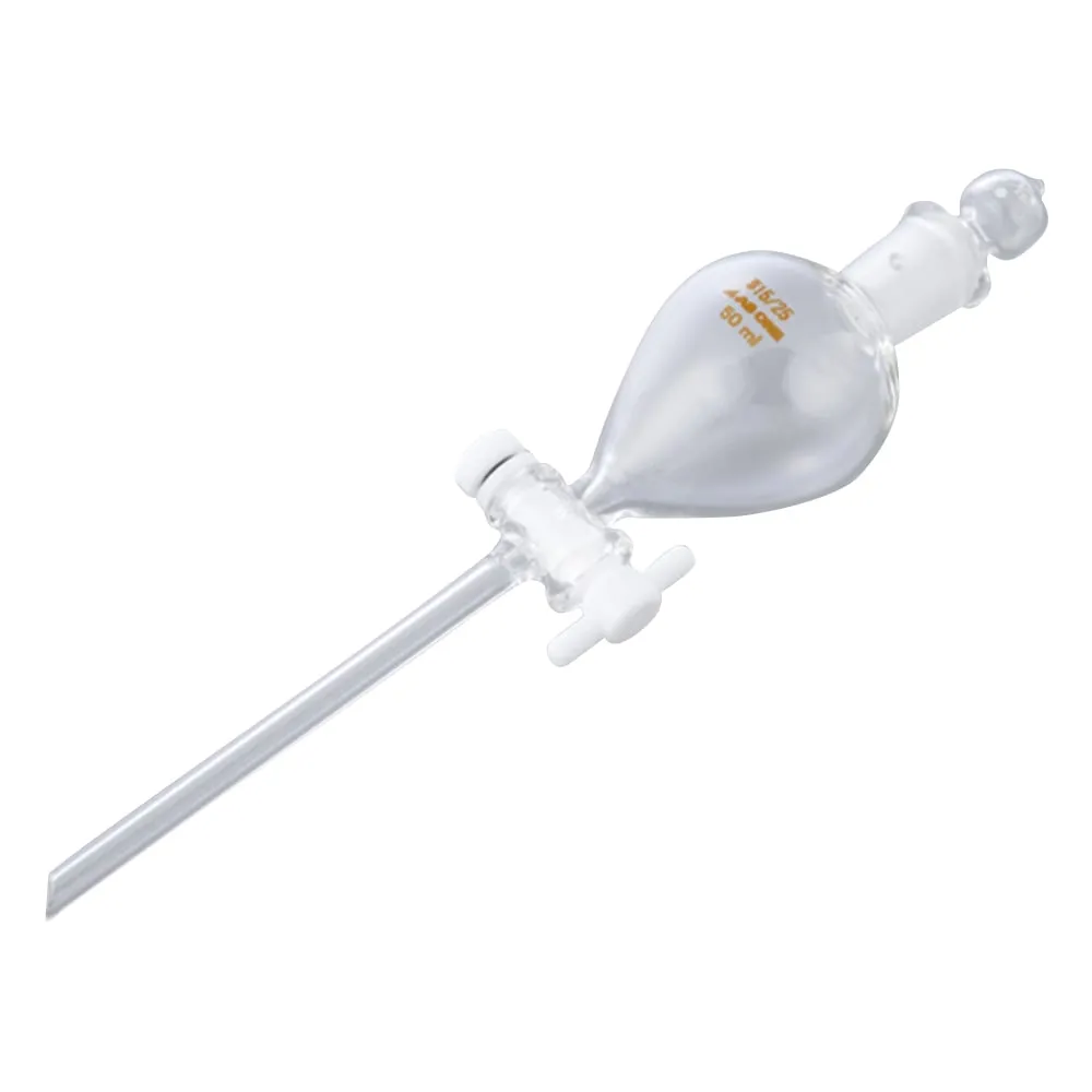 7-188-01 Round Separatory Funnel with Teflon(R) Plug 50mL