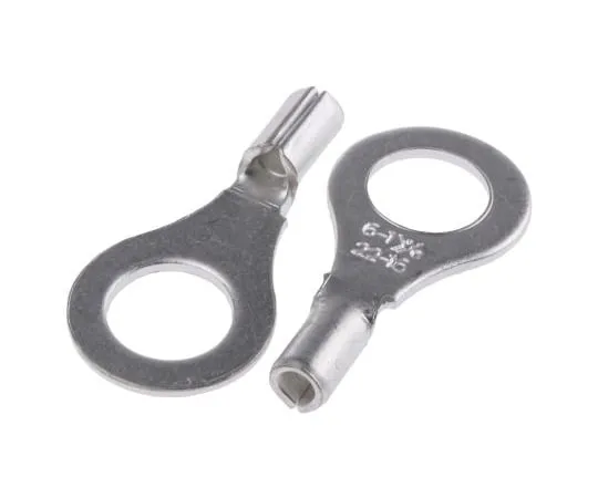 63-4623-80 RS PRO Uninsulated Crimp Ring Terminal, M6 Stud Size, 0.5mm² to 1.5mm² Wire Size 433-006