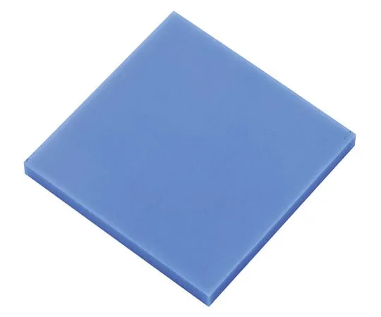 3-3274-01　［Discontinued］Resin Sample Plate PA, Blue □50 x 1mm　PAB-50-1