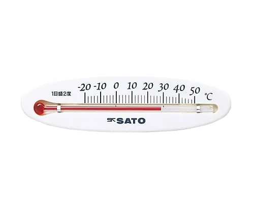 61-0065-32 Thermometer Mini Horizontal White 1034-00