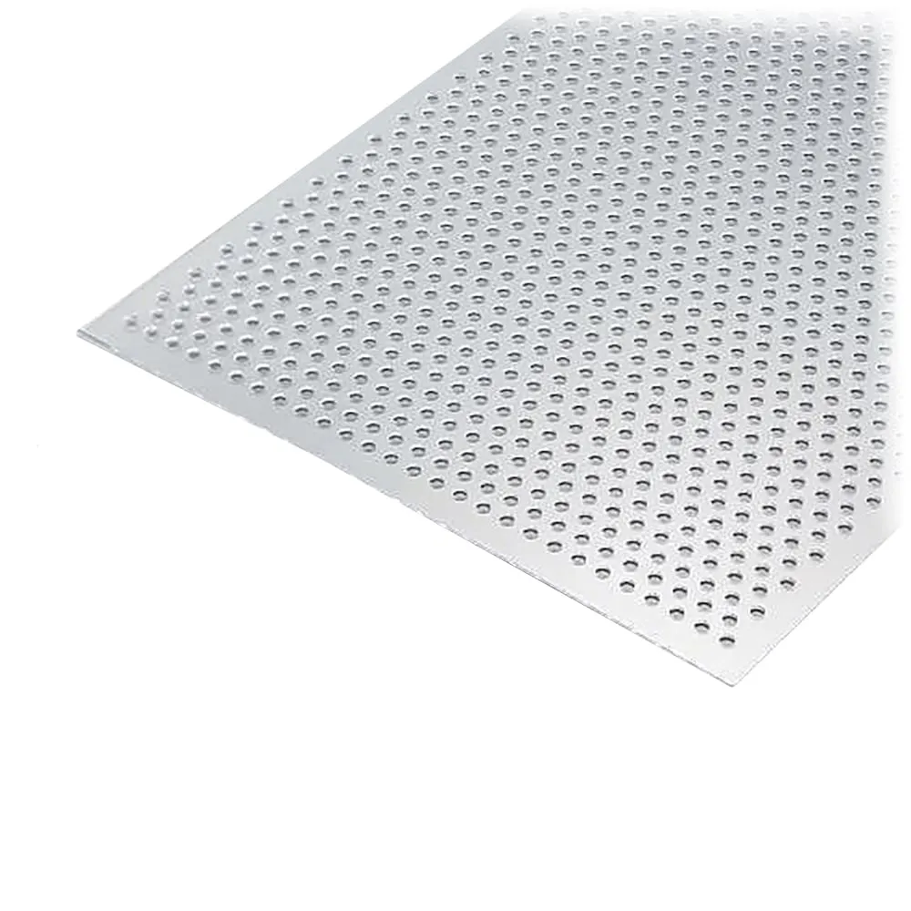 3-2170-01 Transparent PVC Punching Plate φ3.5mm Hole 200 x 300 x 1T EB-2335-1
