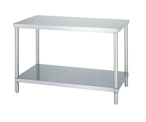 61-0009-17 Stainless Workbench (Stainless Steel (SUS430)), Flat Board Shelf Specification) 450 x 450 x 800 WB-4545