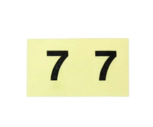 61-7397-19 Character Seal 7 Black 10mm CL10B-7