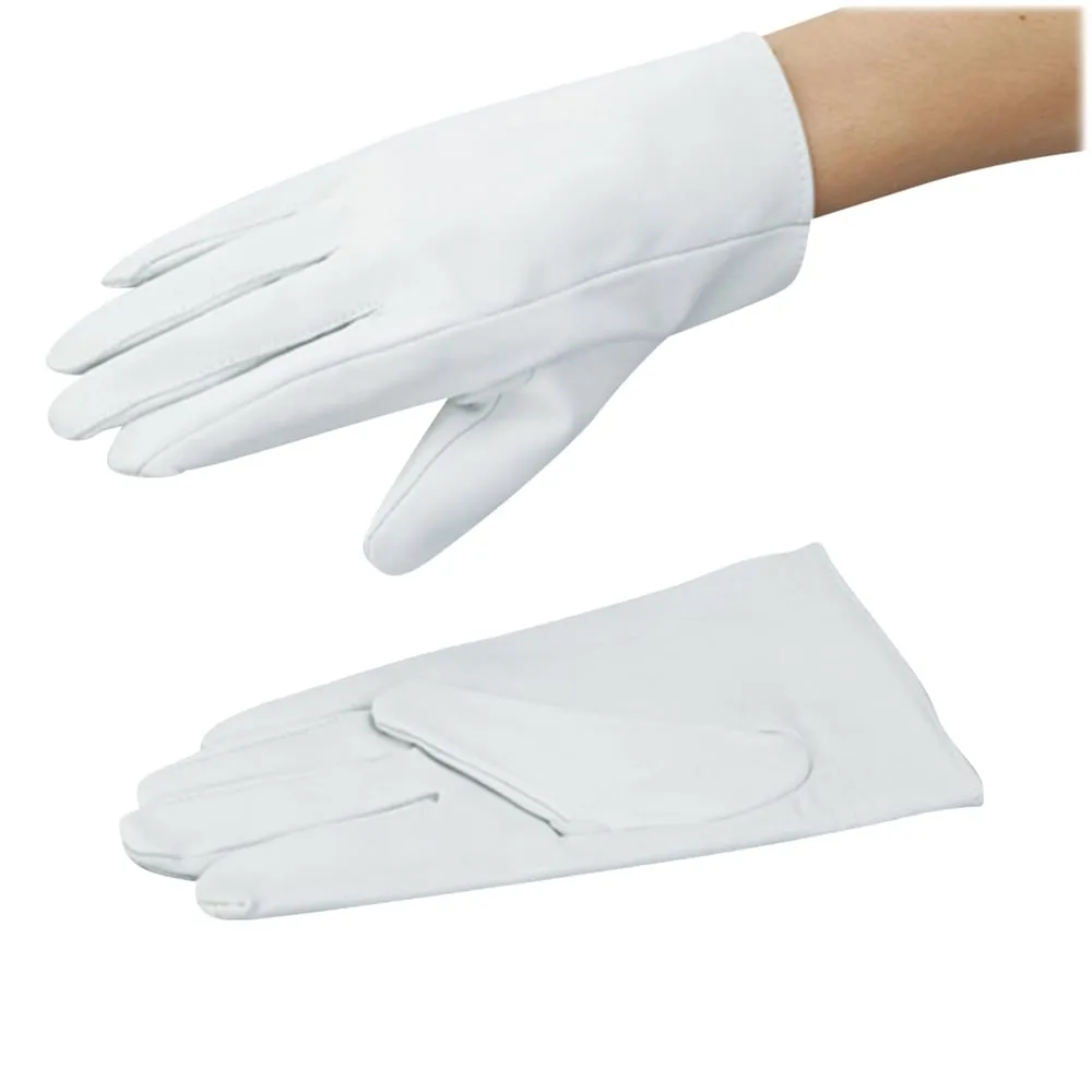 2-2380-01 Outside Cowskin Glove Straight Type White 225mm L No.707