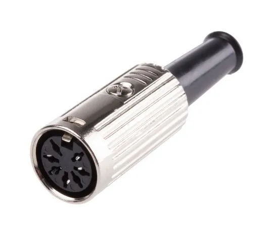 63-4634-30 RS PRO 7 Pole Din Socket, 1A, 100 V ac, Push Lock 491-059
