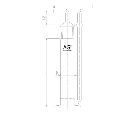64-9048-84 Gas Absorbing Pipe Φ 28 Parallel 4224-80