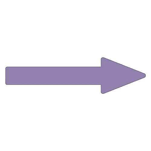 61-3408-90 Direction Indication Sticker For Identifying Tube -> (Ash Purple) Arrow Sticker 69 193169