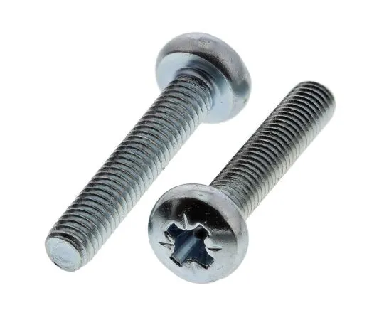 63-4647-36 RS PRO, M3 Pan Head, 16mm Steel Pozidriv Bright Zinc Plated 560-619