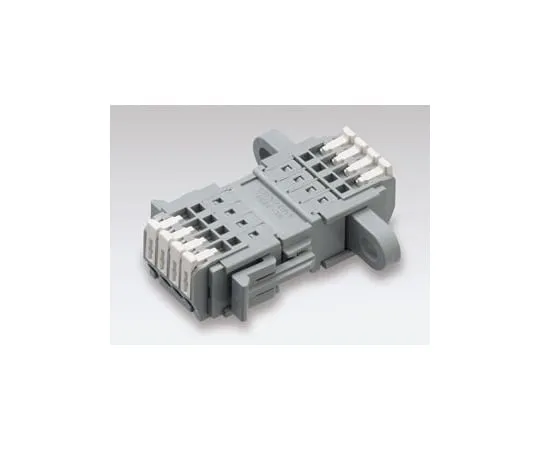 63-3033-74 Screwless Terminal Block Plug - Receptacle (flanged for horizontal fixation) set DC 300 V -5 A 8 pole SL-4000-ASV-4PGY