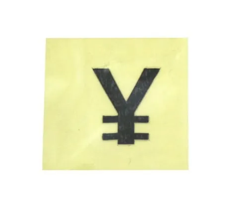61-7398-18 Character Seal Black \ 15mm CL15B-11