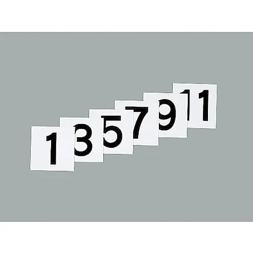61-3394-10 Sign For Steel Case KS-B Sign (1) Black 228021
