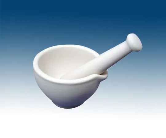 61-9632-13 Mortar (Rough) Porcelain (With Pestle) 550mL J-705