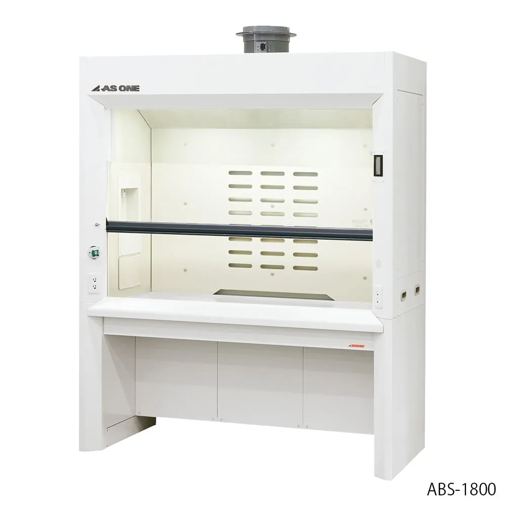 3-3953-21 Fume Hood (Open Type, Epoxy Top Plate) Deep 1200 x 980 x 2250 mm ABD-1200