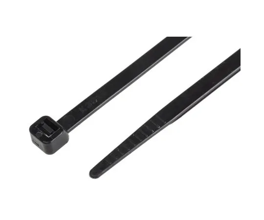 63-4592-62 RS PRO Black Cable Tie Nylon, 300mm x 4.8 mm 233-487