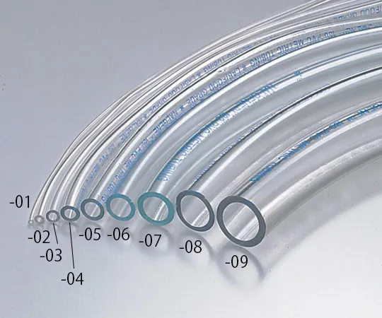 6-8236-01　［Discontinued］Transparent PVC Tube (Millimeter Size) φ1 x φ21 Roll (25m)　8001-0102E