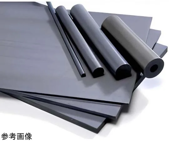 67-6130-02　［Discontinued］Nylon Plate (MC801 Dark Gray) T45 x W600 x L1200mm　PADGT045-0600-1200