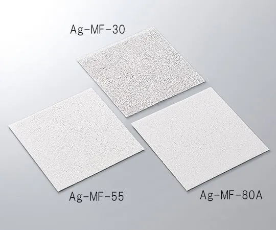 3-5515-01 Metal Porous Media (Silver) 50 x 50mm Thickness 1mm Bore Diameter 0.36mm Ag-MF-30-50-1