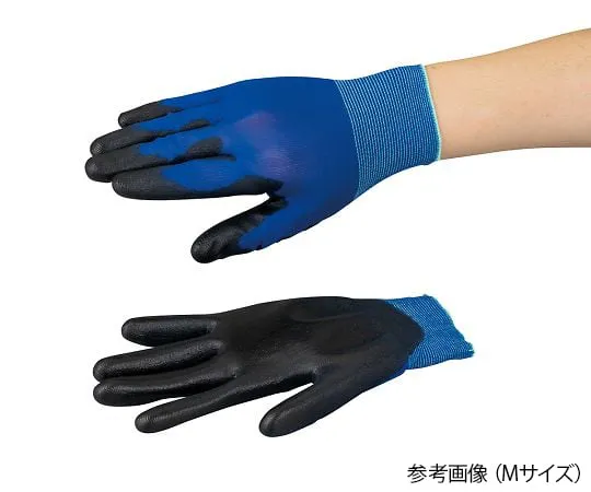 4-1801-52 AS TOOL blue PU Coated glove (18 G) M 10 Pairs Pack