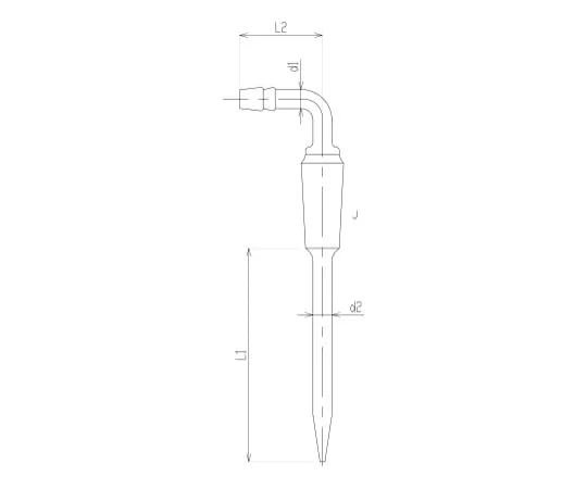 62-2105-50 Capillary Curved Tube 3387-4L