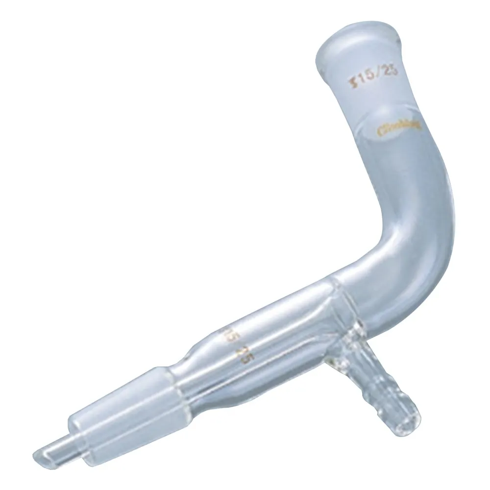 1-4370-01 Interconnector Standard Ground Glass Joint (for Decompression, Angle 105 degree) 70 x 65mm CL0212-01-10