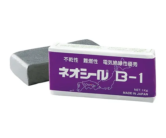 3-8315-01 Sealant 1kg Block Flame Retardant Type Light Gray B-1