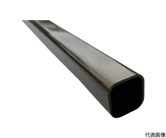 64-5003-83　［Discontinued］Aluminum Square Pipe with Angle R5 19 x 19 x 1.2 Bronze 4 m　FB103B