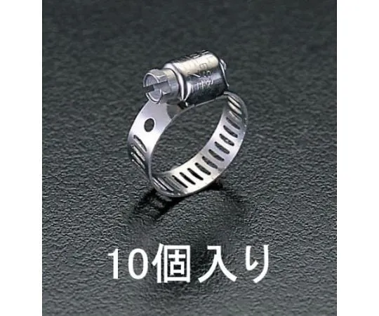 78-0147-12　Hose Clamp (305 Stainless Steel) 5.6-16mm [10Pcs]　EA463C-16