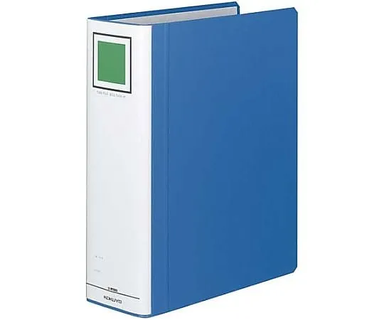 61-0545-29 Tube File (Type S) A4 Vertical 80mm Binder 2 Holes Blue フ-RT680B
