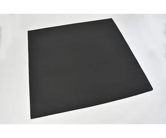 64-3427-94 Flame-Retardant Silicon Sponge Sheet Thickness 1mm 1000mm x 1000mm Black (V-0 Authentication) Heat Resistant 150 ° C SSB-1-1000-1000