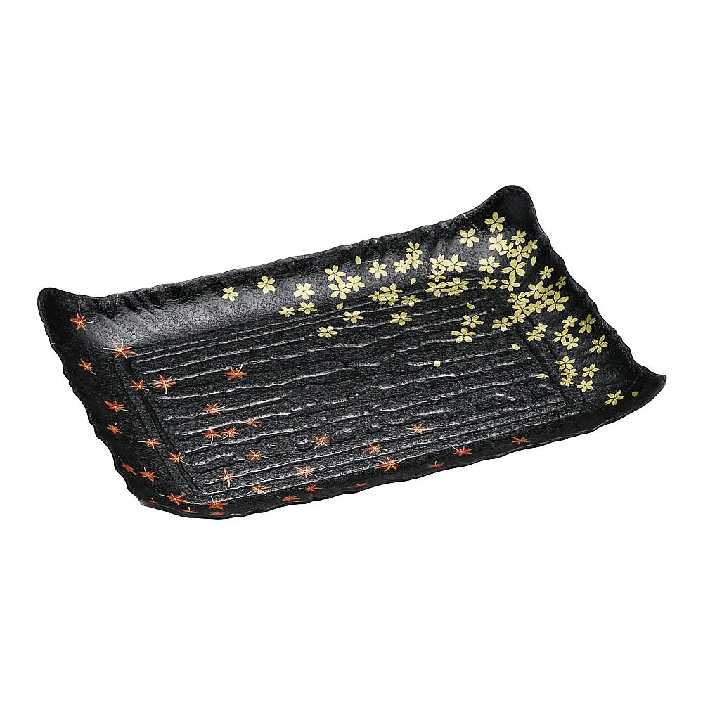 62-6653-33 Plastic Container Chikugo Shunju Kuroko (10 pcs)