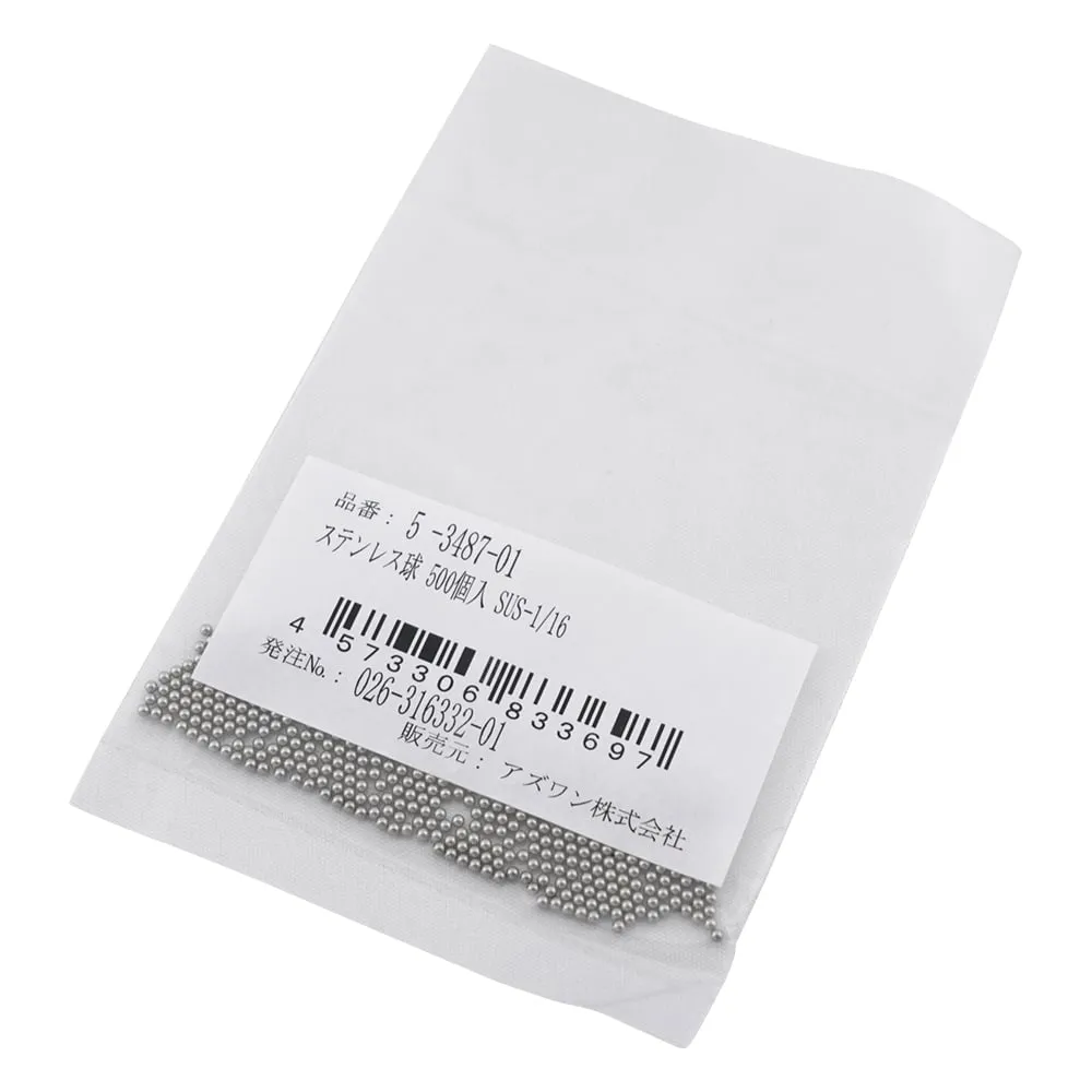5-3487-01 Stainless Steel Ball 500 Pcs SUS-1/16