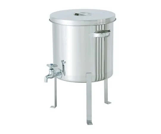 62-1369-02 General-Purpose Stainless Steel Container with Faucet with Flat-Steel Leg 4L ST-W-FL-18